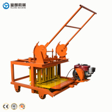 Small cement hollow block maker brick molding machine equipment and prices